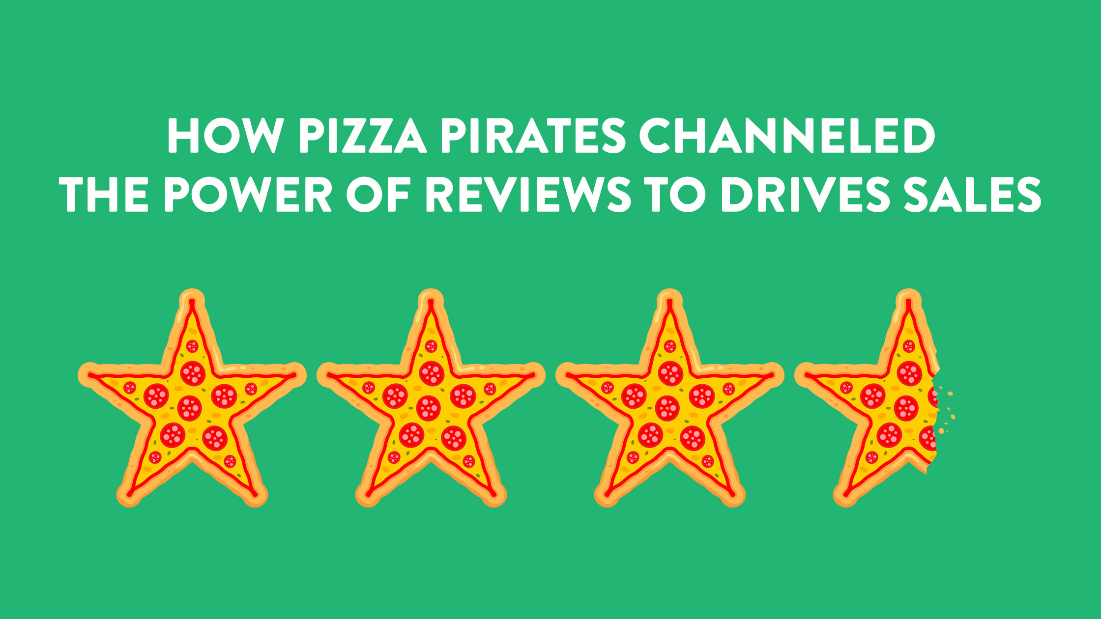 How Pizza Pirates channeled the power of reviews to drive sales